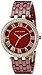 Anne Klein Women's AK/2130BYGB Gold-Tone and Burgundy Watch with Premium Crystals