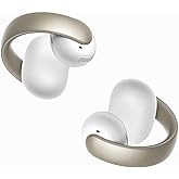 Soundcore AeroClip by Anker, Open-Ear Earbuds, Clip-On Headphones, Adaptive Comfort, Clear Calls with 4 Mics and AI, Stable Fit, 12mm Drivers for Powerful Bass, Hi-Res, Open-Ring Design (Renewed)