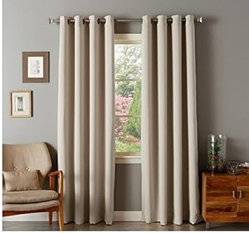Amazon Com Two Piece Off White 120 Inch Home Decor Curtain Panel