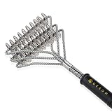 Ordekcity Grill Brush Bristle Free - Barbecue Brush for Grill, 100% Rust Resistant Safe Grill Cleaner for Porcelain, Propane, Electric, Infrared, Stainless Steel, Gas, Iron and Weber Grill Grates