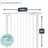 Venture Q-Fix 110cm Extra Tall Baby Gate 73-80cm Indoor Doorway Gate view 2