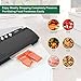 Vacuum Sealer Machine Multifunction Automatic Sealing System with 10 Sealing Bags, Multi-use Vacuum Sealing Packing System, Dry and Moist Mode for Food Savers and Sous Vide
