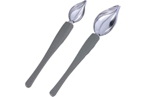 HEMOTON 2pcs Sauce Spoon Culinary Decorating Tool for Cake and Plate Art Lightweight Utensils for Events and