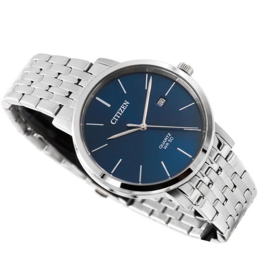 CITIZEN Herren Analog Quarz Uhr mit Edelstahl Armband BI5070-57L 6