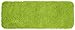 Garland Rug Jazz Runner Shaggy Washable Nylon Rug, 22-Inch by 60-Inch, Lime Green