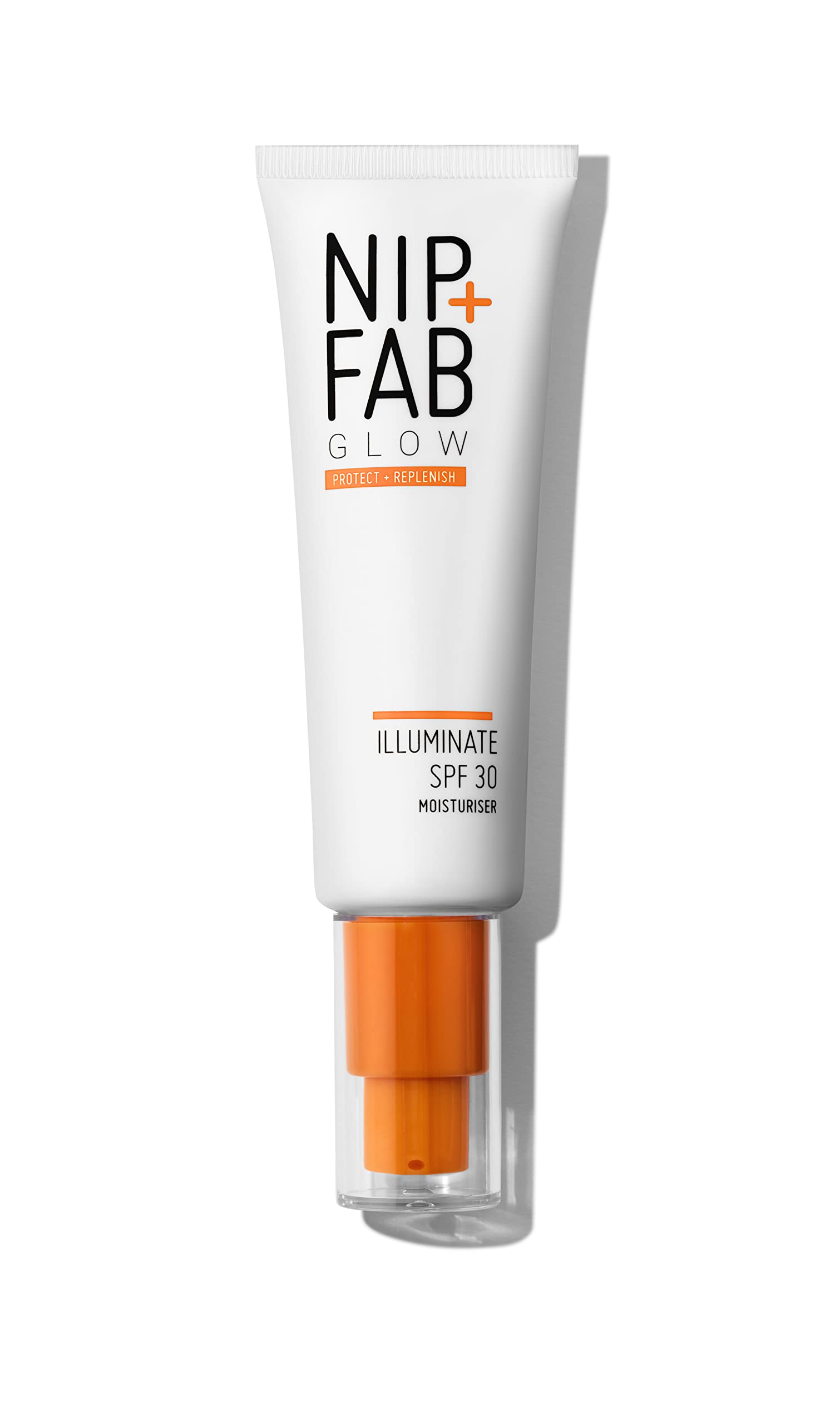Nip+Fab SPF 30 Moisturiser Glow Illuminate | 50 ml | Tailored to Dull Skin | Maximum Face Hydration and Protection | UVA + UVB Protection | SPF Face Skin Sunscreen