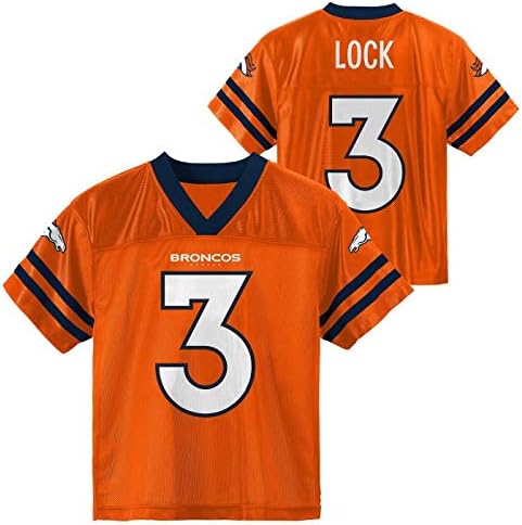 Amazon.com: Russell Wilson Denver Broncos #3 Orange Kids Youth 4
