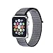 Pantheon Woven Nylon Replacement Apple Watch Band by, Sport Loop Edition, For Men or Women, Strap fits the 38mm or 42mm Apple iWatch, Compatible Series 1, 2, 3, Nike (Dark Olive, 42mm)