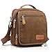 ibagbar Small Canvas Shoulder Bag Messenger Bag Work Bag