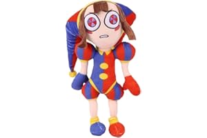 SAJISP The Amazing Digital Circus Plush,11.8" Pomni Plushies Toy Gift, Cute Stuffed Figure Doll for Kids and Adults, Birthday Halloween Christmas Choice for Boys Girls