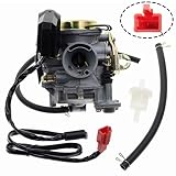 Carbhub GY6 50cc Carburetor for GY6 49cc 50cc Four Stroke Chinese Scooter Moped Taotao Kymco