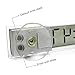 TOOGOO LCD Display Digital Electronic Clock with Sucker LED for All Cars Indoor Outdoor Home