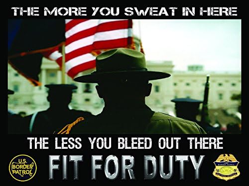 Border Patrol Poster Border Patrol Police Poster Fit For Duty 18x24