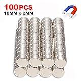 Coerni 100 Pack Strong Disc Neodymium Magnets - Durable Mini Magnets For Multi-Use