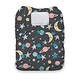 Thirsties One Size All in One Cloth Diaper, Hook & Loop Closure, Stargazer