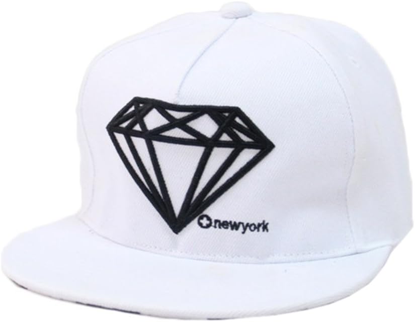 Alwin New Vogue Graphic Diamond Sunhat Baseball Cap Hipster Hop-pop Brim Hat