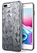 Ringke Air Prism Compatible with iPhone 7 Plus, iPhone 8 Plus Phone Case 3D Contemporary Design Slim Geometric Stylish Pattern Flexible Protective TPU Drop Resistant Cover - Smoke Black