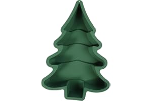 OHPHCALL Non-Stick Silicone Christmas Tree Cake Mold High-Temperature Resistant Baking Pan for Holiday