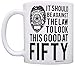 Birthday Gifts For All 50th Against the Law to Look This Good at Fifty Gift 11oz Ceramic Coffee Mug with Handle