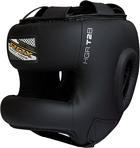 Rdx head guard maya hide leather boxing mma headgear uf…