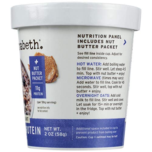 PURELY ELIZABETH, OATS BLUEBERRY WALNUT COLLAGEN PROTEIN, 2 OUNCE