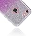 MATEPROX Compatible with iPhone Se 2022 case,Glitter Bling Sparkle Cute Girls Women Protective Case (Gradient Purple)