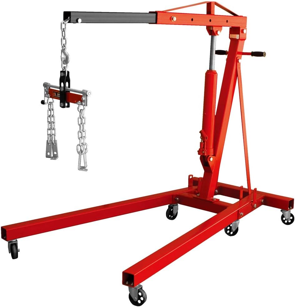BIG RED T32100 Torin Engine Hoist Shop Crane Accessory: Steel 3 Position Engine Leveler with Adjustable Handle, 3/4 Ton (1,500 lb) Capacity, Red: Automotive
