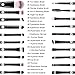 Cinidy 20 pcs Makeup Brushes-Professional Eye Blush Face Eyeliner Foundation Lip Cosmetic Tools-Best Make Up Brush Set (Coffee)