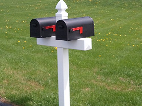 Handy Post Double 54-in x 32-in White Vinyl Mailbox Post Sleeve - Thumbnail 2