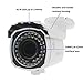 Security Bullet Camera, Savvypixel 2.0 Megapixel HD 1080P 4 in 1 TVI/CVI/AHD/CVBS Security Cameras, Night/Day Outdoor Surveillance Camera with 2.8-12mm Lens( White)