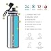 Takeya Originals Vacuum-Insulated Stainless-Steel Water Bottle, 14oz, Ocean