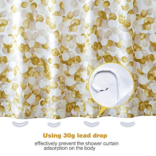 ARICHOMY Shower Curtain for Bathroom Fall Fabric Curtains Set