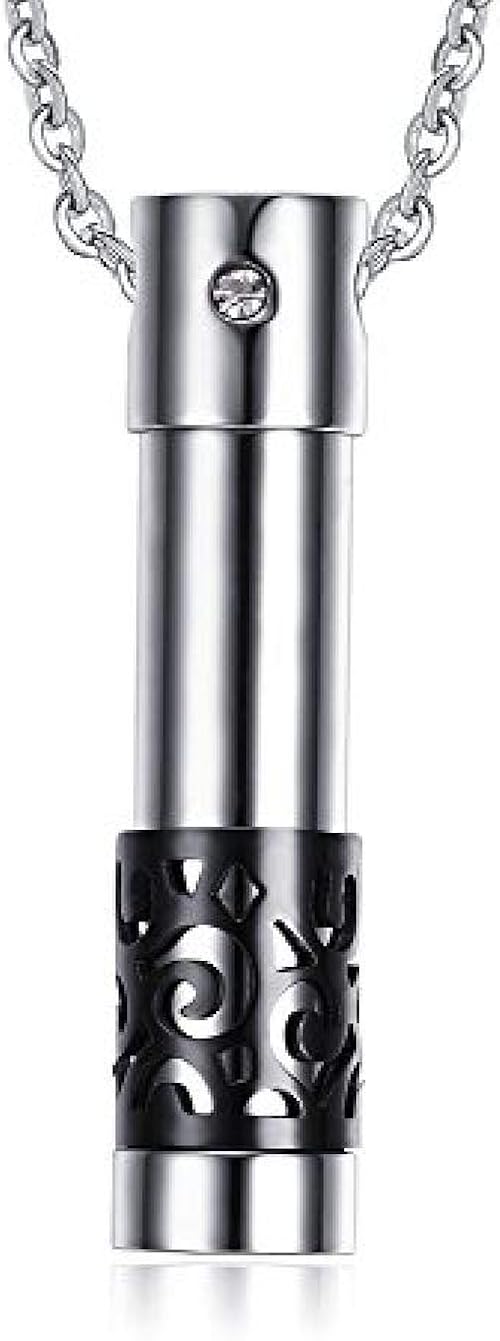 Gewehrkugel Anhänger Halskette - Edelstahl Patrone Memorial