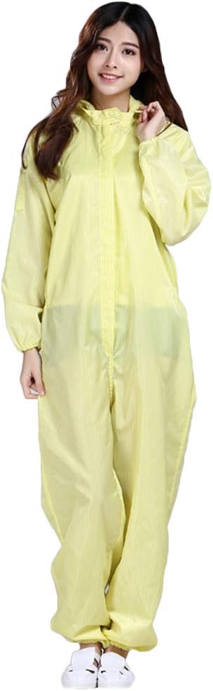 wpOP59NE Protection Coveralls, Unisex Sanitary Protection Jumpsuit Anti-Static Isolation Protective Coveralls