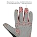 JUSTKIT Cycling Gloves -Touch Screen Full Finger Bike Gloves - Windproof Mountain Bike Gloves - Road Racing Bicycle Gloves - Gel Pad Biking Gloves for Women and Men
