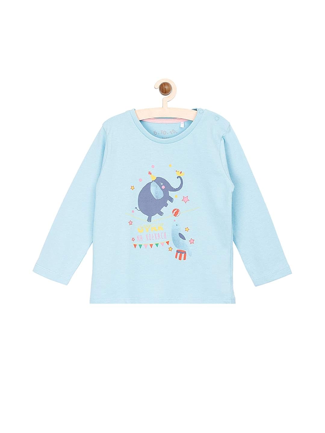 Buy 5.10.15 Baby Boy's Cotton TShirt (Color & Print May Vary)Blue04