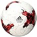 adidas Performance Confederations Cup Top Replique Soccer Ball, White/Red/Power Red/Clear Grey, Size 5