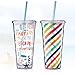 Reusable Metal Straw, Stailess Steel Tumbler Straws Sustainable Products, Daily's Cocktails Drink Coffee Tea Accessories, with Bottle Cleaning Brushes