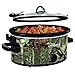 Crock-Pot 5-Quart Cook & Carry Oval Manual Portable Slow Cooker, Mossy Oak