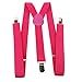 habibee Suspender and Bow Tie Set for Men Adjustable Braces with Y Back, Diverse Colors, Strong Clips