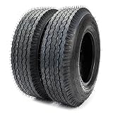 Autoforever 4.00 4.80-8 Trailer tire LRC 4 PR 4.80-8 4.80x8 Front Rear Bias Tires Pack of 2