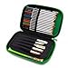 Green Style EVA Pencil Case Cool Pen Organizer Box Holder Bag with Zipper School Stationary Supplies for Teen Girls Boys Kids