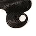 MEIEM Hair Boby Wave 4x4 Free Part Lace Closure with Baby Hair Natural Black Color Brazilian Virgin Human Hair Closures Bleached Knots (8-18 inch)