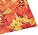 Beistle Plastic Fall Leaf Tablecover, Harvest Rectangular Tablecloth, Fall Table Cover for Autumn Party Decorations, Thanksgiving Decor, 54” x 108”