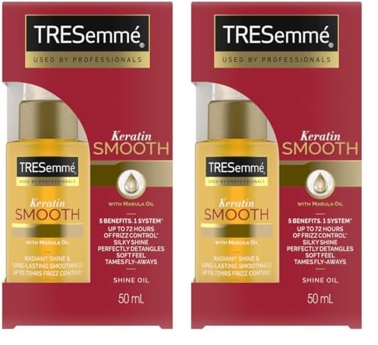 TRESemmé Pro Collection Keratin Smooth Shine Oil With Marula Oil, 50ml (Pack of 2)