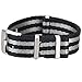 Randon Watch Bands NATO Strap Watch Straps Premium Ballistic Nylon Strap Stainless Steel Buckle