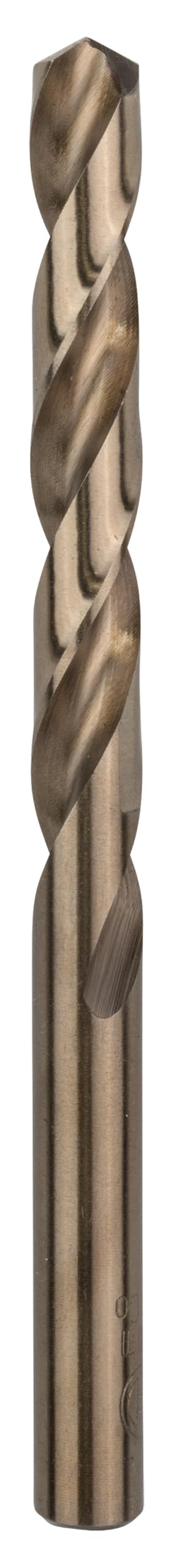 Bosch Professional 2608585898 5pc. HSS-Co Metal Drill Bit (stainless steel, 10 x 87 x 133 mm, accessory drill driver), Gold — image 1