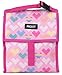 PackIt Freezable Lunch Bag with Zip Closure, Pixel Hearts