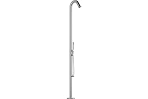 PULSE ShowerSpas 1055-SSB Wave Outdoor Brushed Stainless Steel Shower