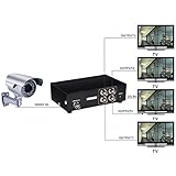 YueYueZou 4 Ports BNC Video Splitter Distribution Amplifier Adapter